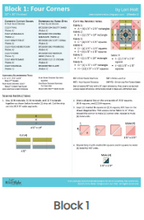 Load image into Gallery viewer, RBD 2026 Block 1 - Four Corners by Lori Holt  - Digital Download