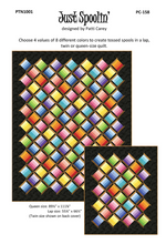 Load image into Gallery viewer, Pattern - Just Spoolin' Quilt Pattern PC-158 - Paper Pattern
