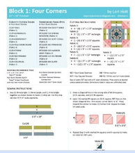 Load image into Gallery viewer, RBD 2026 Block 1 - Four Corners by Lori Holt  - Digital Download