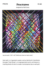 Load image into Gallery viewer, Pattern - Fractures Quilt Pattern PC-184 - Paper Pattern