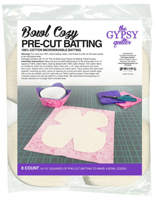 Bowl Cozy Pre-Cut Batting 8ct # TGQ036