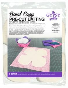 Bowl Cozy Pre-Cut Batting 8ct # TGQ036