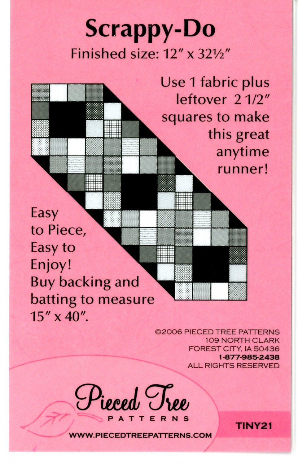 Pieced TreeScrappy-Do Pattern