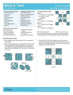 RBD 2025 Block 4 - Twirl   Free Pattern Download