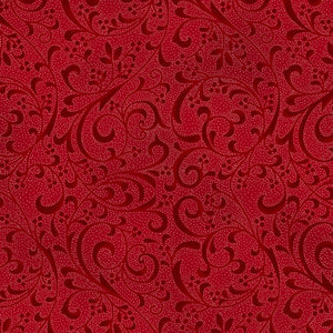 Hoffman Holiday Elegance V7170-10S-Crimson-Silver