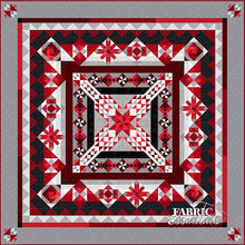 Load image into Gallery viewer, Kit  Crimson Shadows BOM Quilt - Exclusive King - Starting March 2024