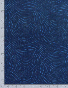108" Dotted Spirals - Blue by Timeless Treasures XINK-C8737