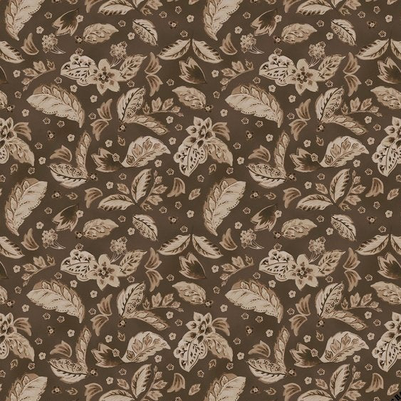 Windham Fabrics Dwell Plush Paisleys Cocoa 54740-4