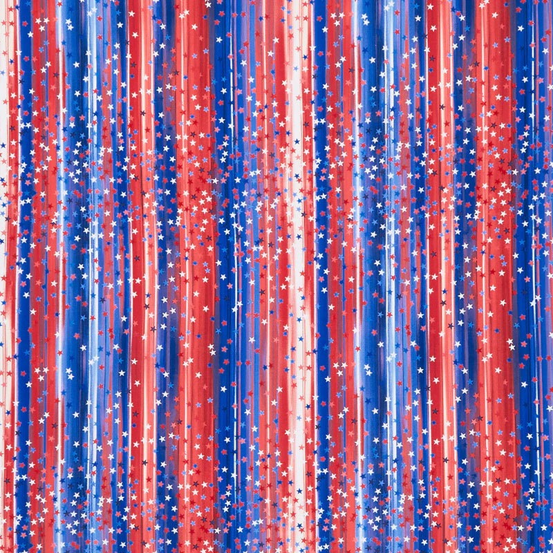  Lady Liberty - Rain Shine Stars & Stripes USA Yardage  CD2096 USA