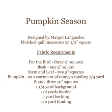 Load image into Gallery viewer, Pattern - Pumpkin Season