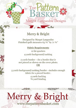 Load image into Gallery viewer, Pattern - Merry and Bright Pattern by Pattern Basket
