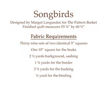 Load image into Gallery viewer, Pattern - Song Birds