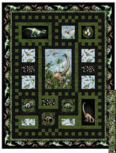 Load image into Gallery viewer, Quiltasaurus Rex Quilt Kit with Paleo Tales from Northcott