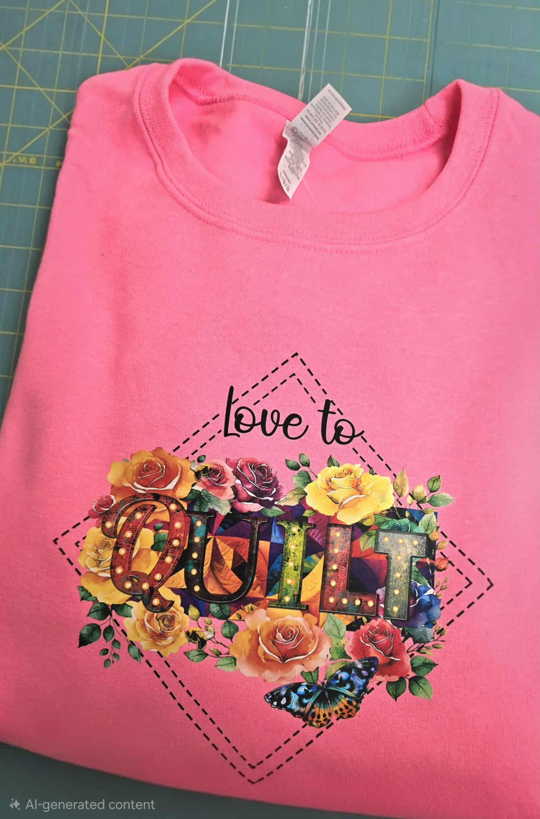 Crew Sweatshirt - Love to Quilt