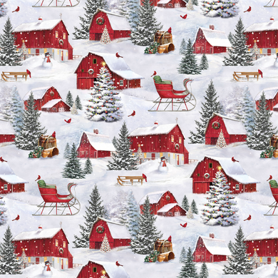 Farmstead Friends SCENIC DP26897-41 By Northcott Fabrics