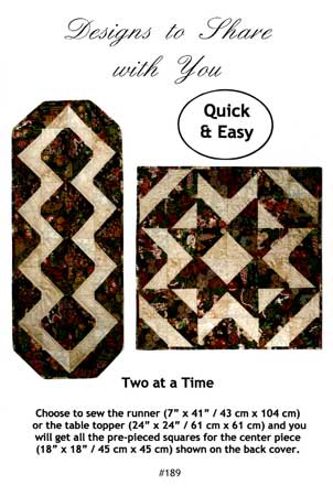 Two at a Time – pattern – DSY189
