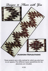 Modern Reflections Runner – pattern – DSY223