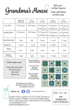 Load image into Gallery viewer, Pattern - Grandman&#39;s House Pattern STPC-25-140