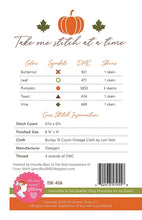 Load image into Gallery viewer, Pattern   Hey Pumpkin Cross Stitch Pattern