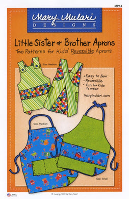 Pattern - Mary Mulari Little Sister & Brother Aprons