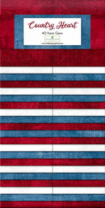 Strips - Country Heart 842-94-842 by Wilmington Prints Precut Fabric Strips