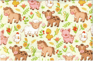 Flannel Farmyard Babies Flannel fabric-19884196 Farmyard Babies Flannel