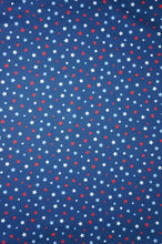 Load image into Gallery viewer, Patriotic Red White and Blue Stars on Navy by Benartex Quilting  14151B-56