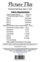 Load image into Gallery viewer, Pattern - Picture This 412 by Kari Nichols for Mountain Peek Creations - Panel Quilt Pattern