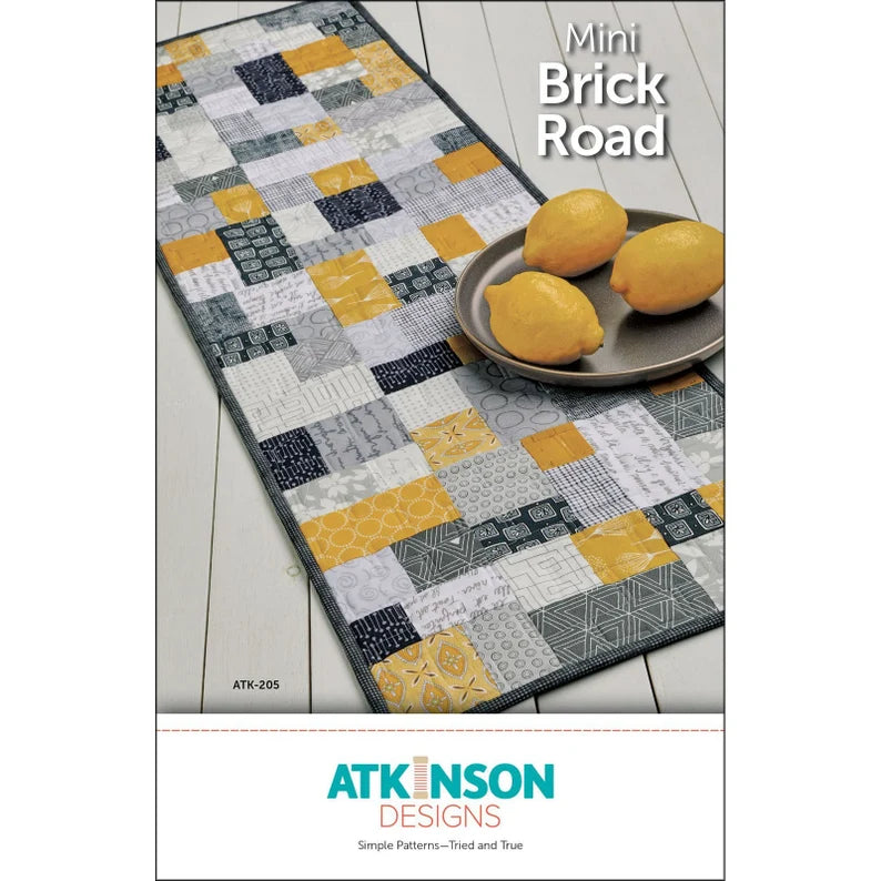 Pattern  Mini Brick Road Quilt  by Terry Atkinson ATD205