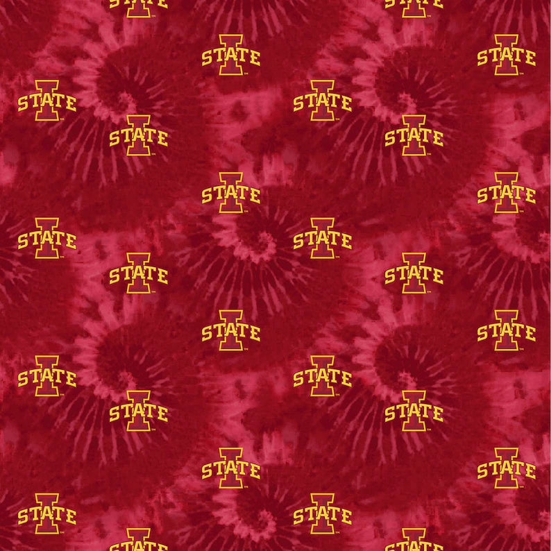 NCAA IOWA STATE CYCLONEs Swirl Print Football ISU-1316