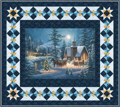 Wishful, Quilt Kit, Featuring Northcott's Silent Night Fabric