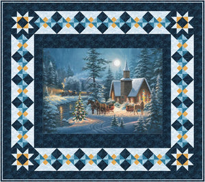 Wishful, Quilt Kit, Featuring Northcott's Silent Night Fabric