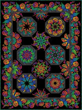 Load image into Gallery viewer, Kit - Vivid Multi Color Kaleidoscope Quilt Kit