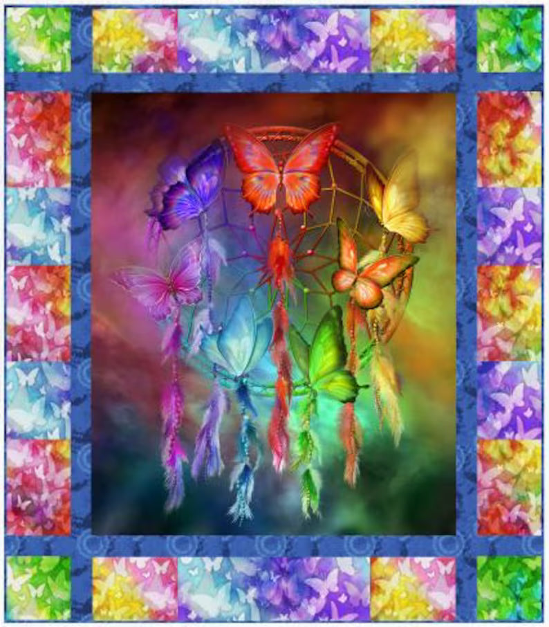 Kit - Rainbow Dreams Panel Quilt Kit
