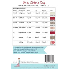 Load image into Gallery viewer, Pattern   On a Winter's Day Quilt Pattern It's Sew Emma #ISE-246