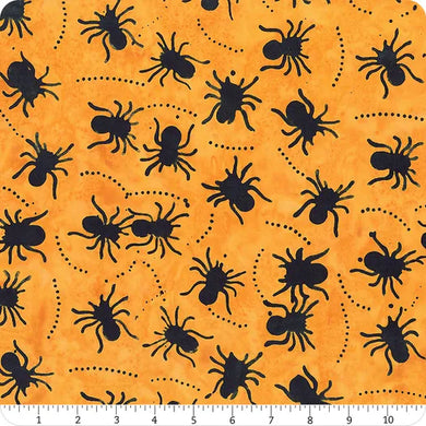 Midnight Magic Pumpkin Spiders Yardage # 83002-58
