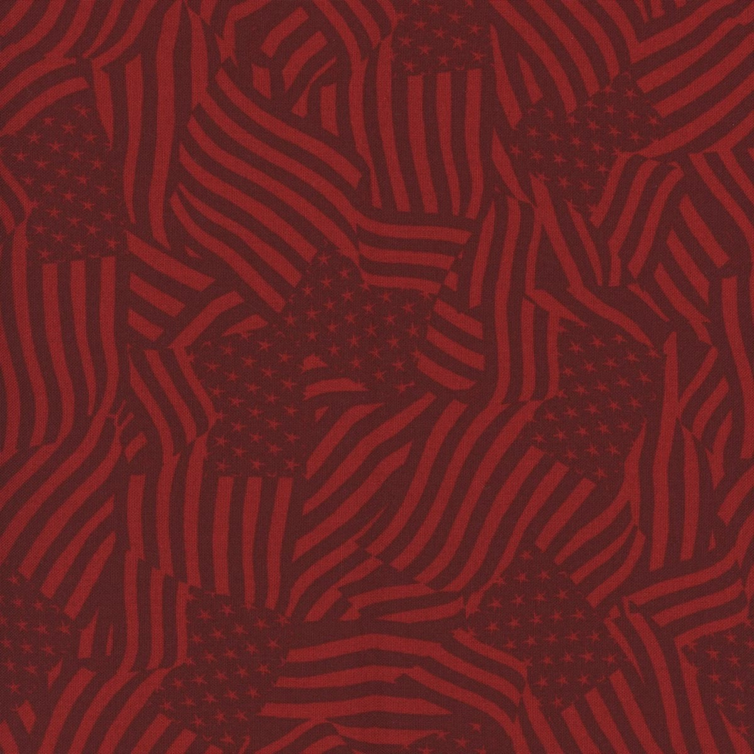 Stars of Valor 30091-333 Red by Beth Grove for Wilmington Prints