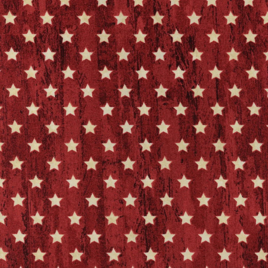 Stonehenge Stars & Stripes 11 25344-24 Red by Linda Ludovico for Northcott Fabrics