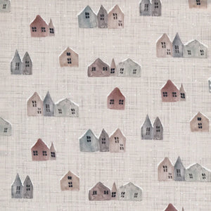 Winter Dreams 90842-14 Houses Taupe for FIGO Fabrics