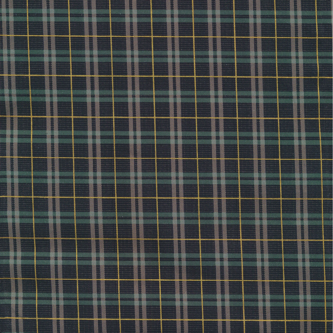 Winter Dreams 90844M-99 Gingham Black for FIGO Fabrics