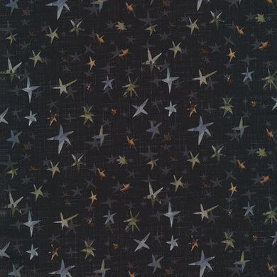 Winter Dreams 90845-99 Stars Black by Bernadett Urbanovics for FIGO Fabrics