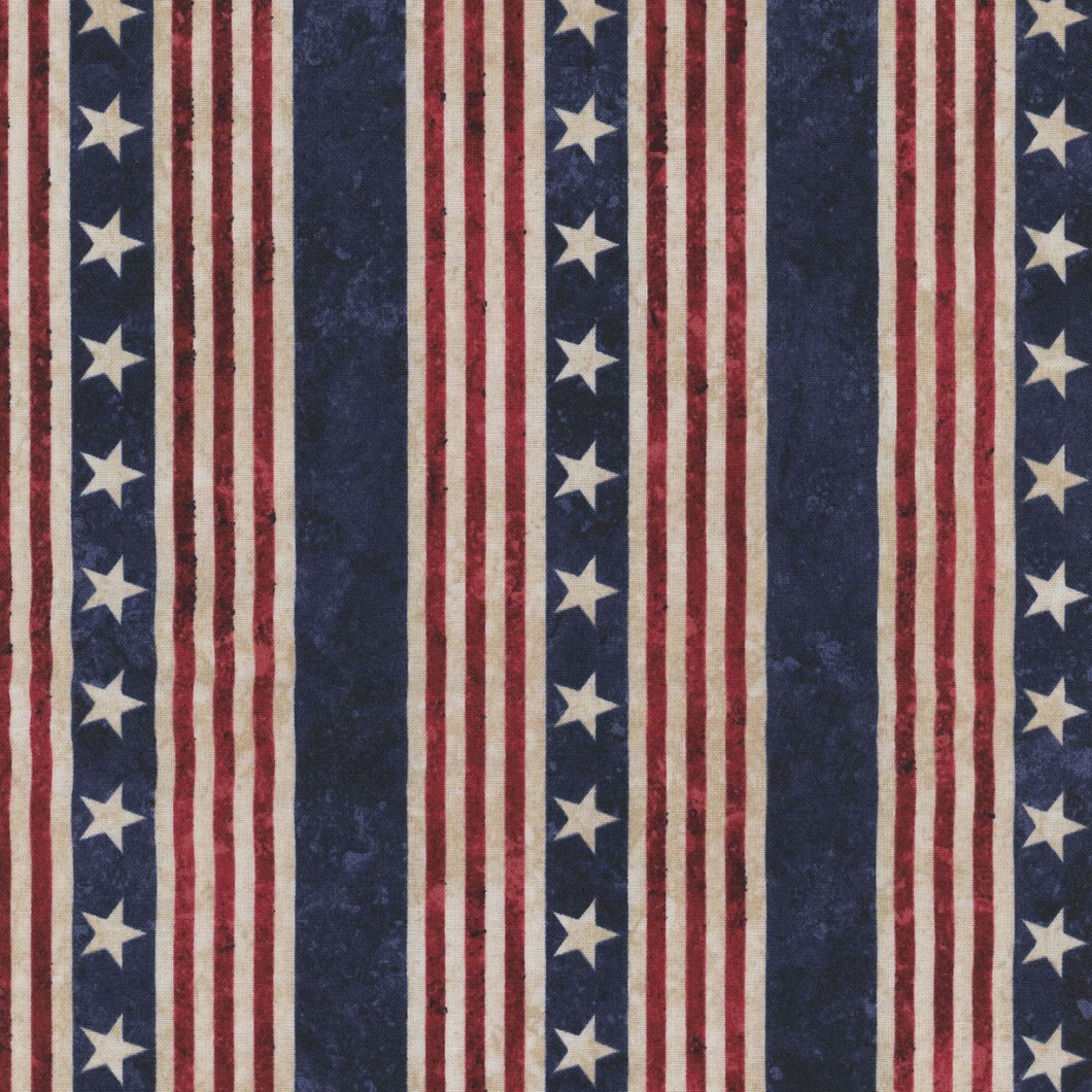 Stars & Stripes 13 - Stonehenge 27883-12 Beige Multi for Northcott