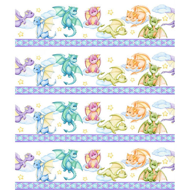 Dragon Friends 3DF-1 by Jason Yenter for In The Beginning Fabrics