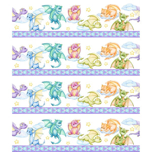 Dragon Friends 3DF-1 by Jason Yenter for In The Beginning Fabrics