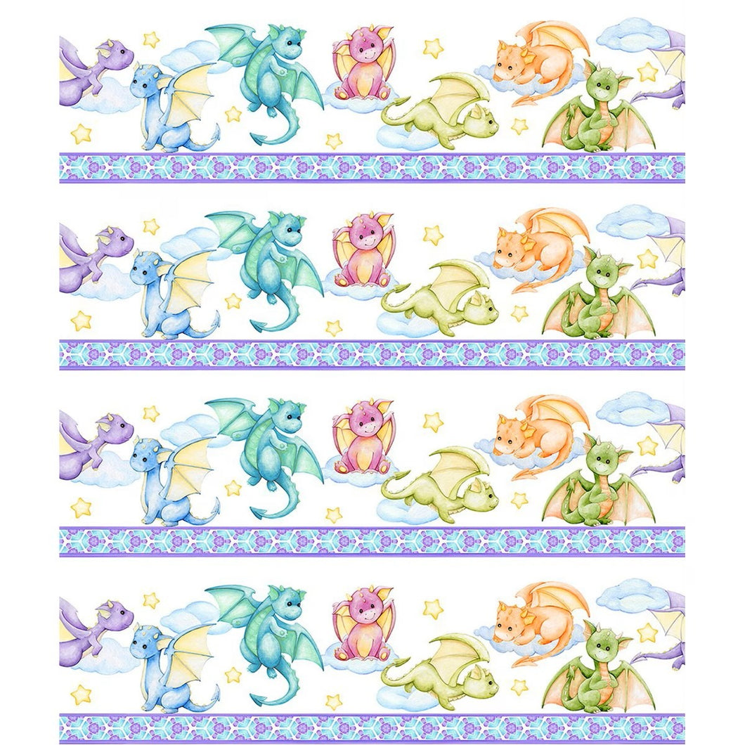 Dragon Friends 3DF-1 by Jason Yenter for In The Beginning Fabrics
