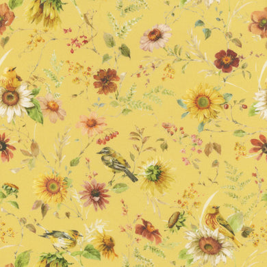 Sunflower Whispers CD16671-YELLOW by Lisa Audit for Riley Blake Designs