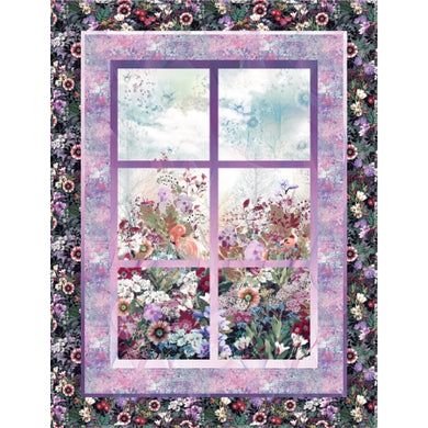 Reverie by RJR Studio  Room With a View Quilt Pattern s - Purple