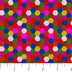 Anna Maria Textiles- Piecework Hexagons Eccentric - AMT111-28L
