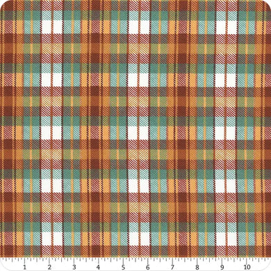 Pumpkin Please Multi Harvest Plaid Yardage  #22206-MLT