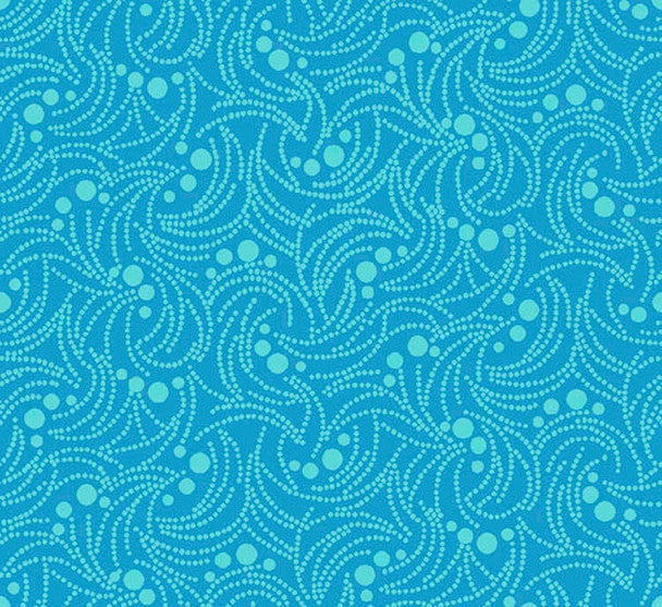 Swirlygig Swirls -River's Bend - Dotty - Blue SG 2253-7